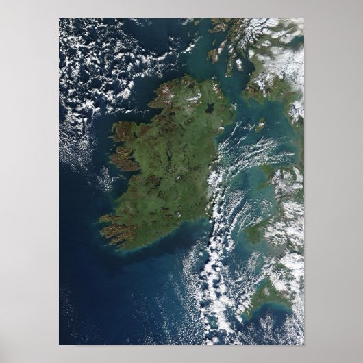 Poster L'Irlande Vu De L'ISS (Devant)