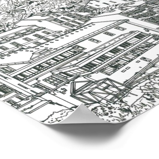 Poster Lisbonne (Coin)