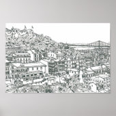 Poster Lisbonne (Devant)