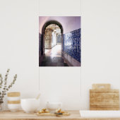 Poster Lisbonne Azulejos Carreaux Architecture Photo (Cuisine)