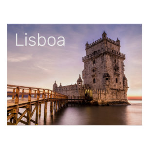 Poster Lisbonne Portugal Torre de Belém