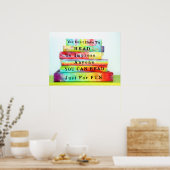 Poster Lisez Juste Pour Vous Amuser (Cuisine)