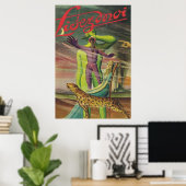 Poster Lisez Moi couverture ; Jungle aventure (Bureau à domicile)