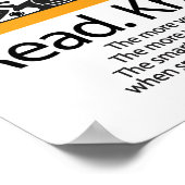 POSTER LISEZ. SAVOIR. CROISSANCE. (Coin)