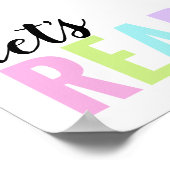 Poster Lisons Playroom Pastel Rainbow (Coin)