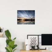 Poster Lisse comme verre (Bureau à domicile)