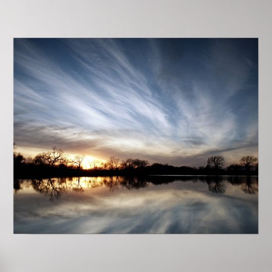 Poster Lisse comme verre (Devant)