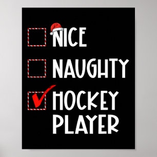 Poster Liste de joueurs de hockey gentils et méchants Pèr