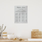 Poster Liste de prix du Salon de beauté Vintage (Cuisine)