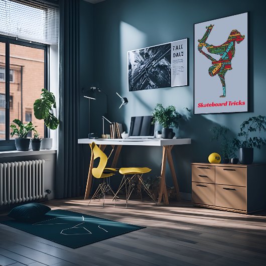 Poster Liste de ruses de skateboard