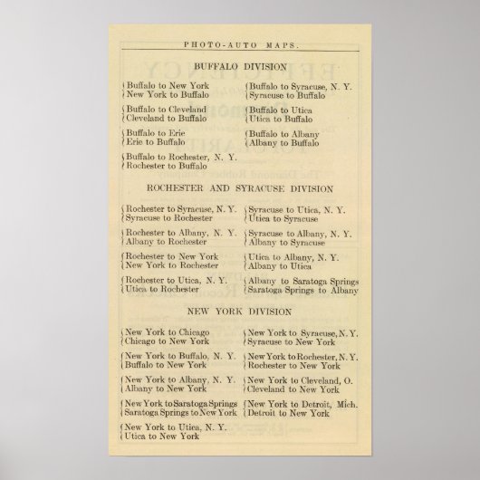 Poster Liste des cartes Photoauto 2 (Devant)