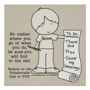 Poster Liste des tâches