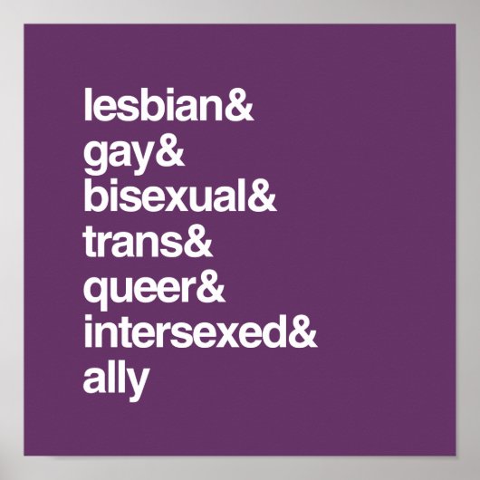 POSTER LISTE LGBTQI (Devant)