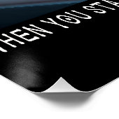 Poster Lit De Tannage Trop Long (Coin)