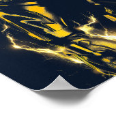 Poster Lit - Feu Noir (Coin)