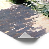 Poster Lit Fleur arrondi (Coin)