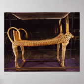 Poster Lit funéraire en forme de vache sacrée (Devant)