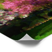 Poster Lit Magnolia Trois Postes (Coin)