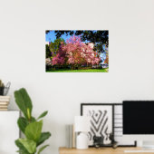 Poster Lit Magnolia Trois Postes (Bureau à domicile)