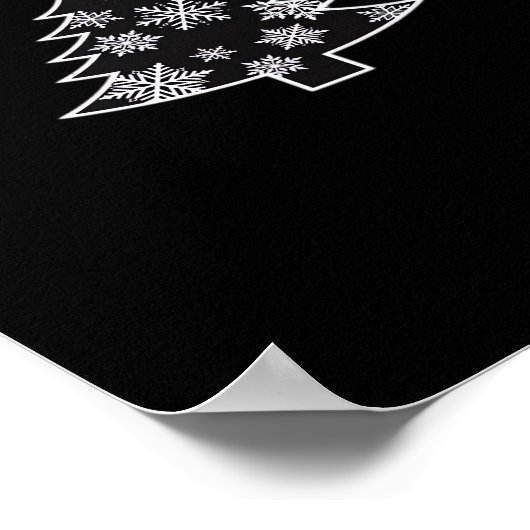 Poster Lit Noël Arbre de Noël Lumières de vacances Essent (Coin)