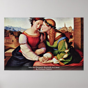 Poster L'Italie et le Germania (Shulamith et Mary)