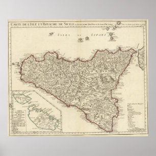 Poster L'Italie, Malte