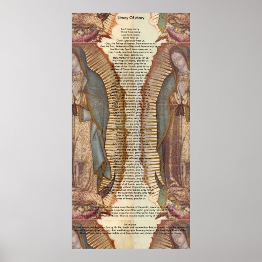 Poster Litanie de Marie (30 x 60 Extra Large) (Devant)