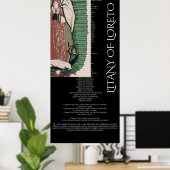 POSTER LITANY DE LORETO (Bureau à domicile)
