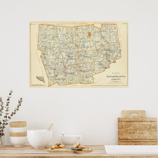 Poster Litchfield (Cuisine)