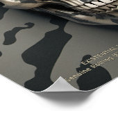 Poster LITE Memento Mori Camo Skull (Coin)