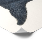 Poster Lithographie de baleine boréale (Coin)