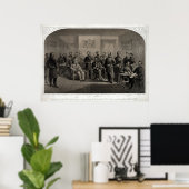 Poster Lithographie de la restitution du général Lee (Bureau à domicile)