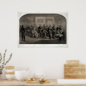 Poster Lithographie de la restitution du général Lee (Cuisine)