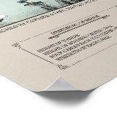 Poster Lithographie du pont Currier et Ives Brooklyn 1892 (Coin)