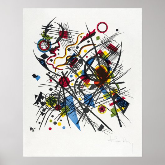 Poster Lithographie fur die Vierte Bauhausmappe (1922) (Devant)