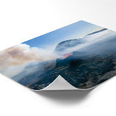 Poster Litli Hrutur volcano eruption in Iceland (Coin)