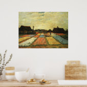 Poster Lits à fleurs en Hollande (Cuisine)