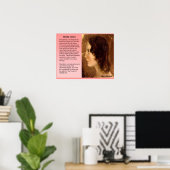 Poster Littérature, 19ème siècle, soeurs Bronte (Bureau à domicile)