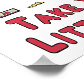 Poster Litterbug Ramenez Votre Litter À La Maison (Coin)