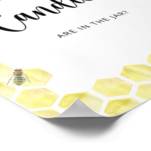 Poster Little BEE devine combien de canettes (Coin)