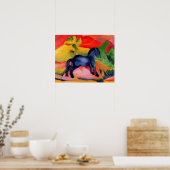 Poster Little Blue Horse, 1912 (Cuisine)