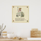 Poster Little Bo-Peep : Pépinière classique Kate Greenawa (Cuisine)