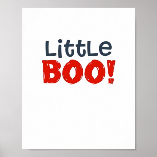 Poster Little Boo Creative Décontracté (Devant)