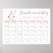 Poster Little Boo est presque à Baby shower (Devant)