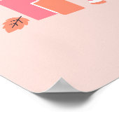 Poster Little Boo est presque dû Baby shower d'Halloween (Coin)