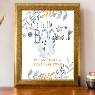 Poster Little Boo Halloween Baby shower Favoriser