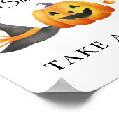 Poster Little Boo Halloween Baby shower Sweet Faveurs (Coin)