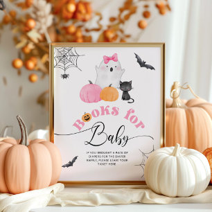 Poster Little Boo Halloween Livres pour bébé