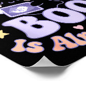 Poster Little Boo Is Almost Due Fun Halloween Cute Pregna (Coin)