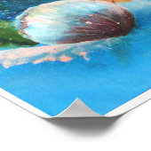 Poster Little Boy Merm et son cheval de mer (Coin)